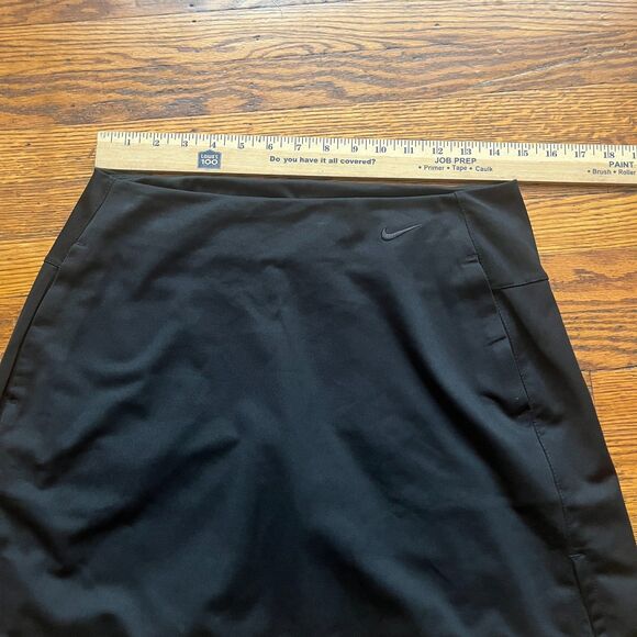 Nike Skort Women's Black M Dri Fit Tennis Golf Lined Skirt Stretch Pockets - Picture 9 of 11